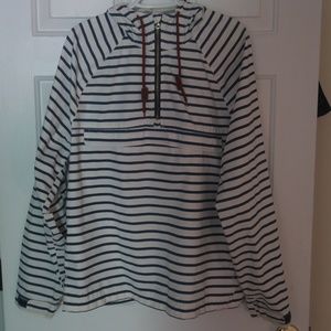 Old Navy Half-Zip Rain Jacket w/Mesh Front Pouch